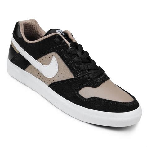 tênis nike sb delta force vulc masculino-preto bege